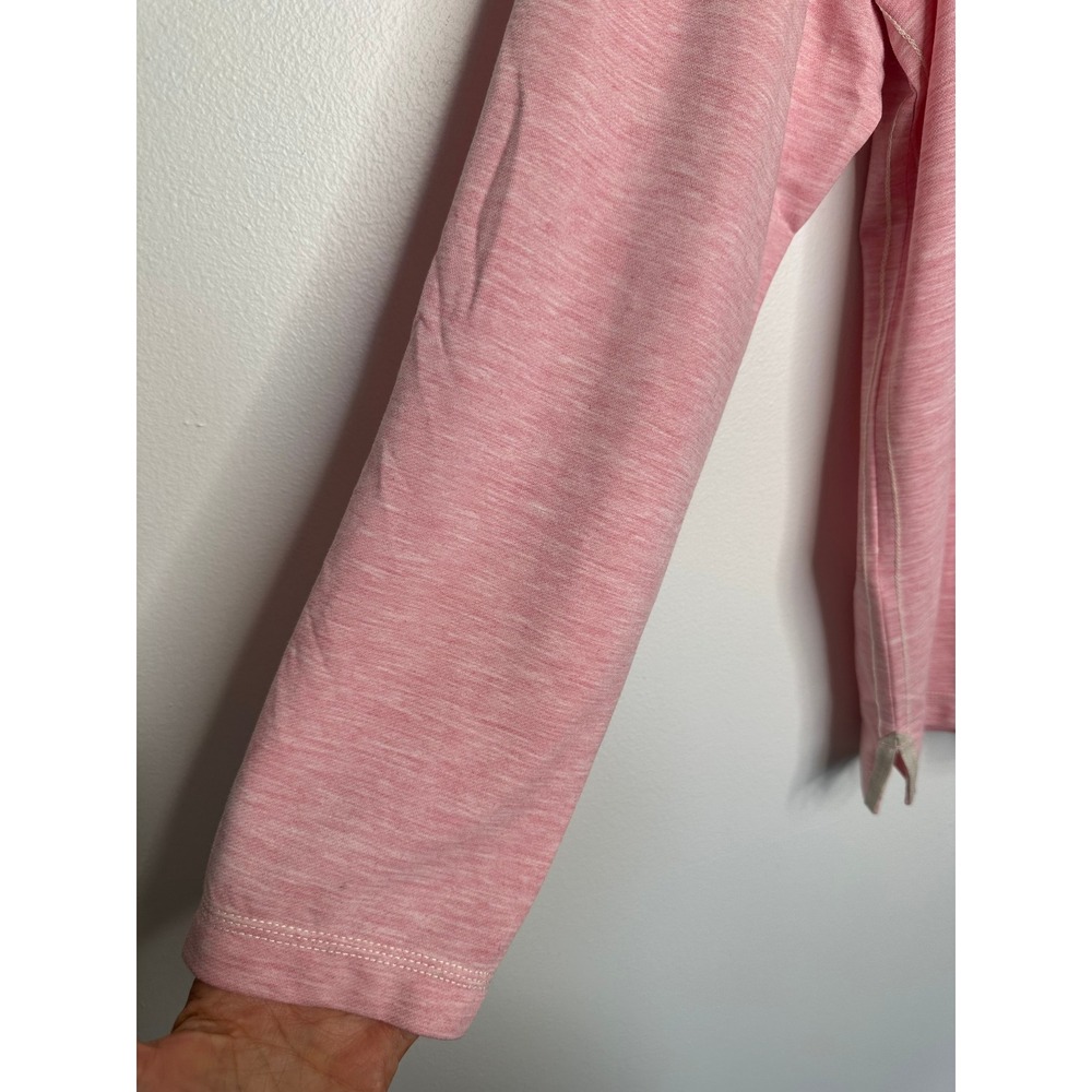 Tommy Bahama Quarter‎ Zip Pullover Size XXL Pink Long Sleeve Embroidered Logo - Picture 10 of 11